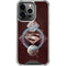 DC Comics Superman Purple Abstract Collage iPhone 16 Pro Clear Case